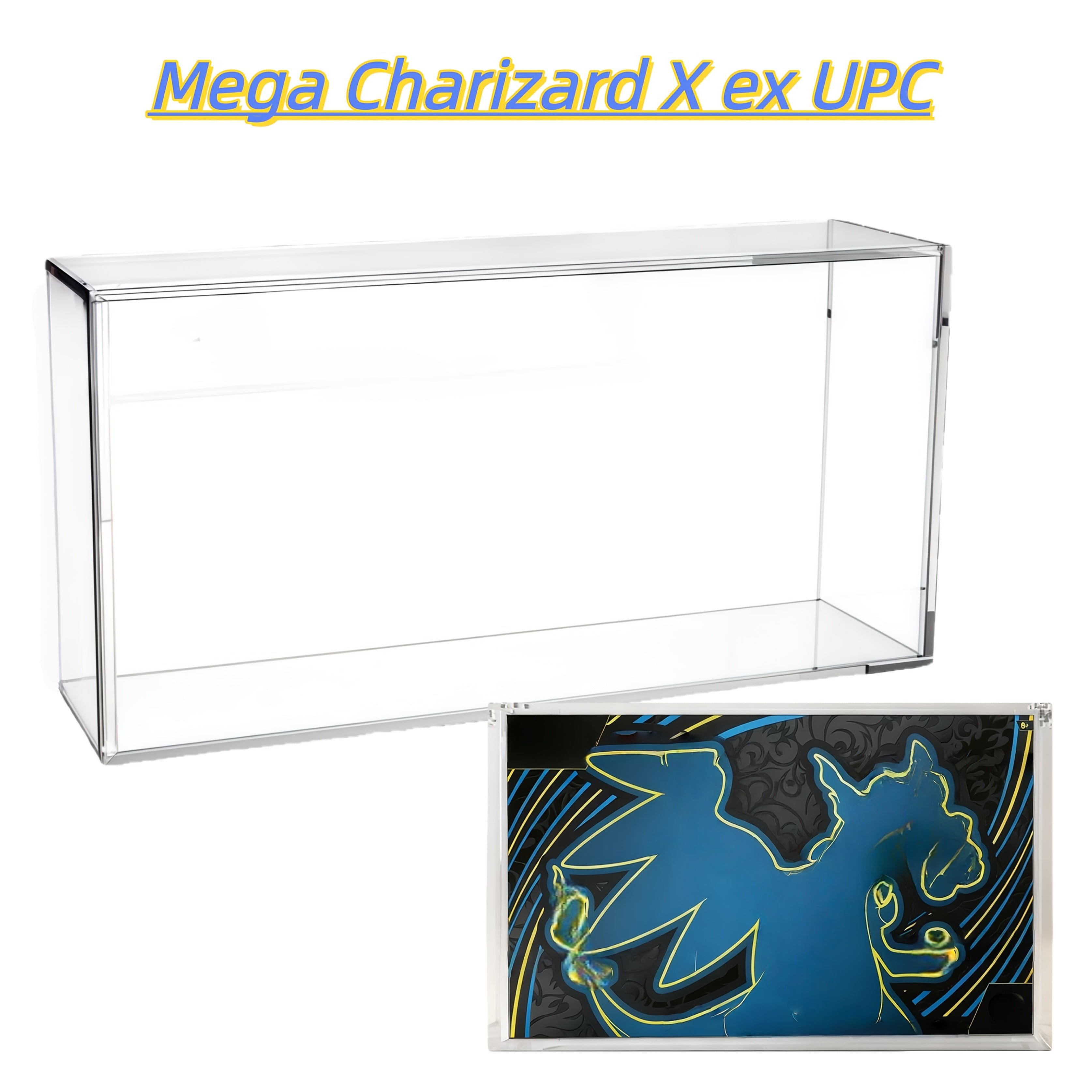 Boîte Présentation Acrylique Épaisse 5mm Transparente Durable Cartes Collection