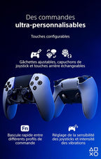 Manette Sony DualSense Edge Officielle PS5 PC Sans Fil Pro Personnalisable Confort Optimal