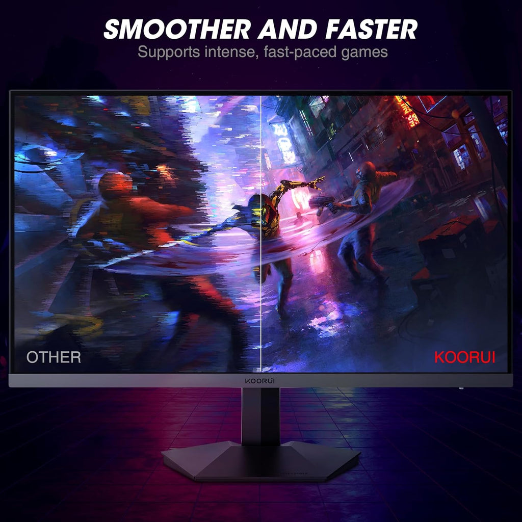 KOORUI Écran PC Gamer 27 Pouces FHD 240Hz 1ms, Adaptive Sync, DCI-P3 90%