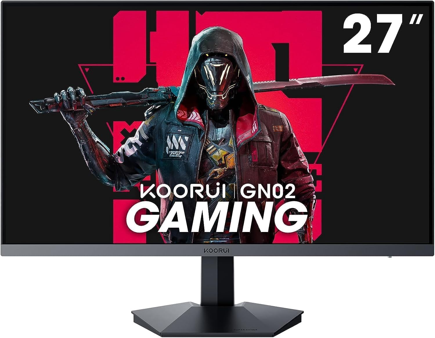 KOORUI Écran PC Gamer 27 Pouces FHD 240Hz 1ms, Adaptive Sync, DCI-P3 90%