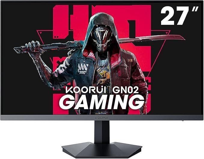 KOORUI Écran PC Gamer 27 Pouces FHD 240Hz 1ms, Adaptive Sync, DCI-P3 90%