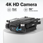 Drone GPS 4K EIS Caméra, Écran LCD 4.5", Retour Auto, Suivi Intelligent