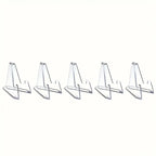 5 Supports Présentoirs Mini Transparents Réglables pour Monnaies, Objets, Souvenirs