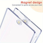 Lot 10 Étuis Magnétiques Rigides 35pt pour Cartes de Collection Sportives