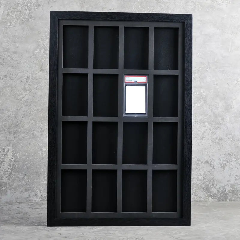 Support Mural Premium pour 16 Cartes Gradées PSA TCG Collection Durable